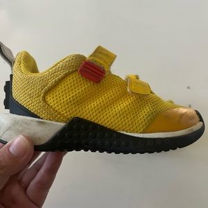 Adidas x Lego Sports Pro CF 1 Infant Toddler Boy Casual Sneaker Yellow Shoe